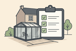 glass rooms planning permission graphic